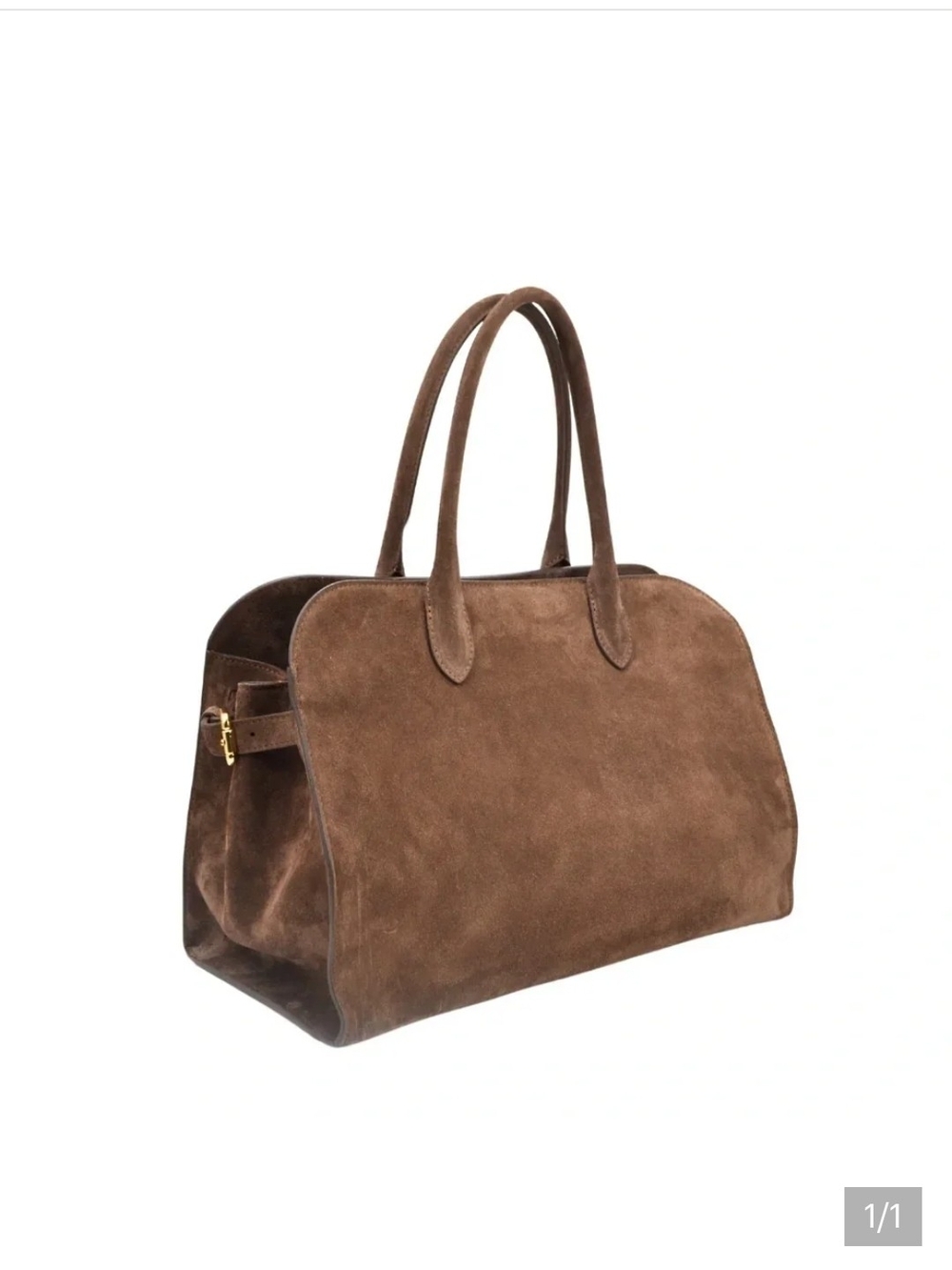 Claudia FIRENZE Brown Suede Women's Tote Bag